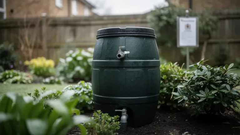 A Gardener’s Warning: Why Collecting Rainwater Could Lead to a Fine This January