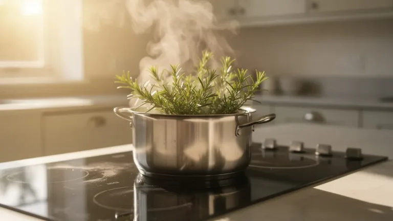Instead of air fresheners or candles, boiling rosemary transforms your home instantly