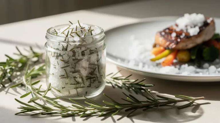 Instead of regular table salt, this rosemary coarse salt transforms any dish instantly