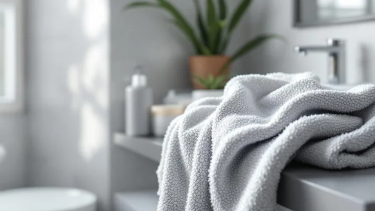 Neither hot nor cold water, this temperature actually traps bacteria in your towels