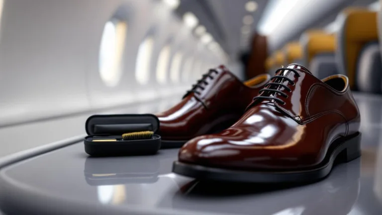 Neither shoe spray nor wet wipes, this flight crew secret keeps shoes spotless on long trips
