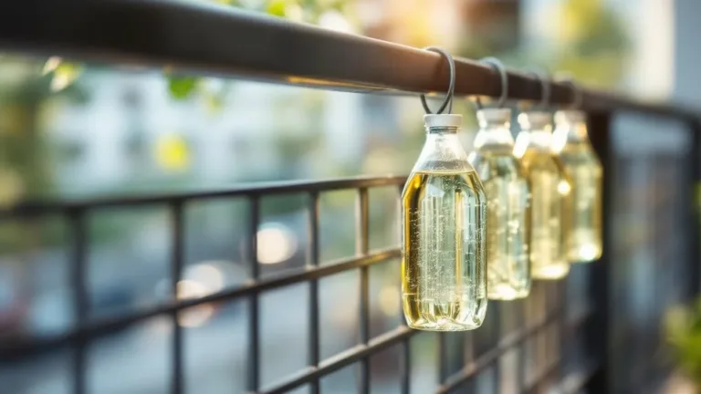 Skip expensive repellents: Why hanging water bottles with vinegar transforms any balcony
