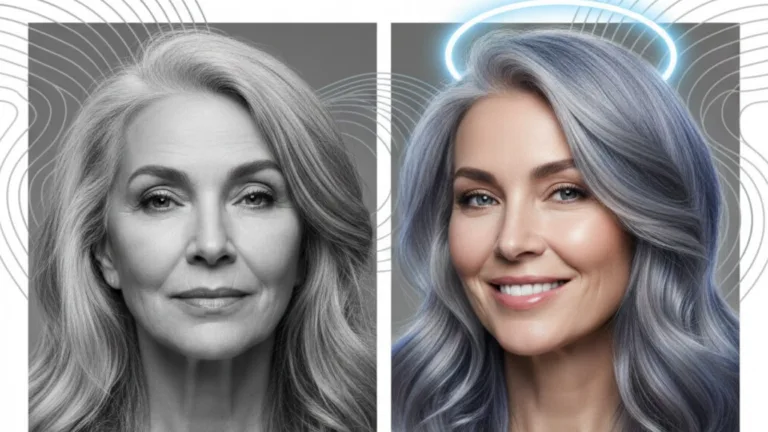 Why bother with hair dye: This new trend covers grey hair and makes you look years younger