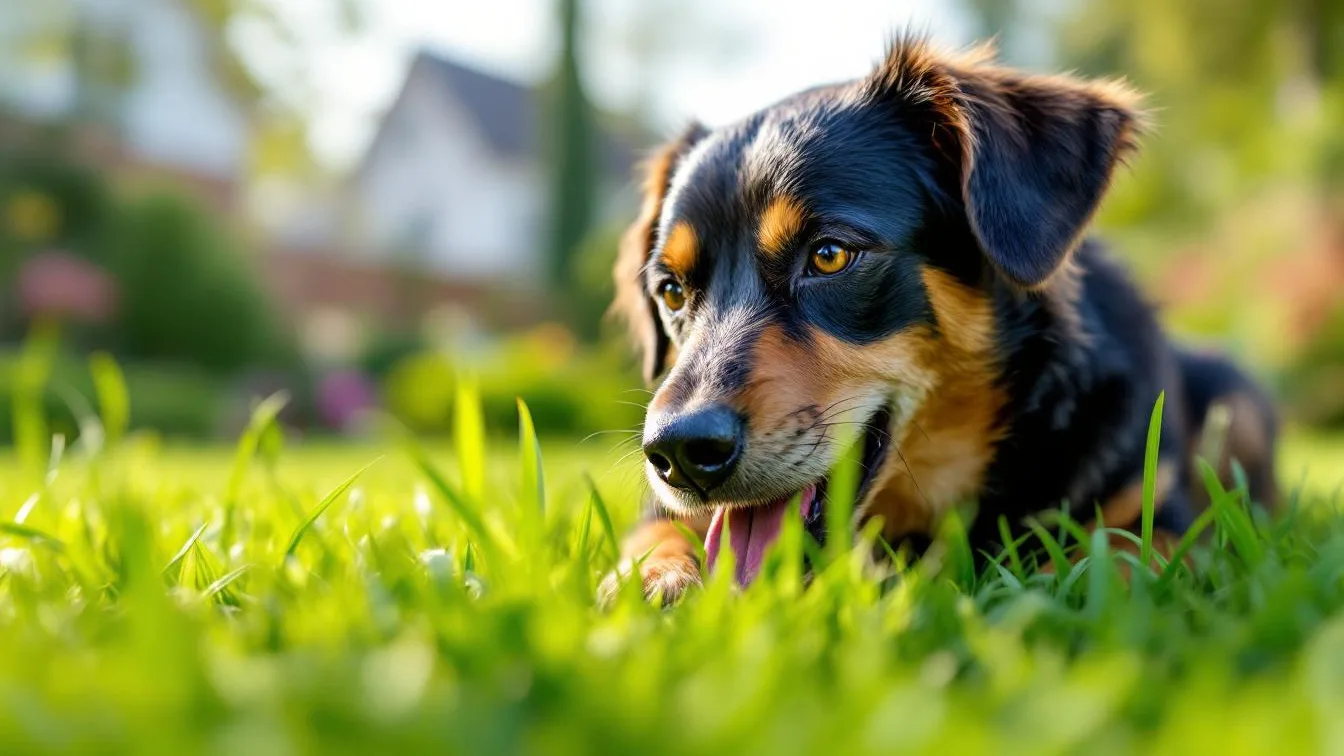 Why dogs eat grass and when veterinarians say it's actually a warning sign
